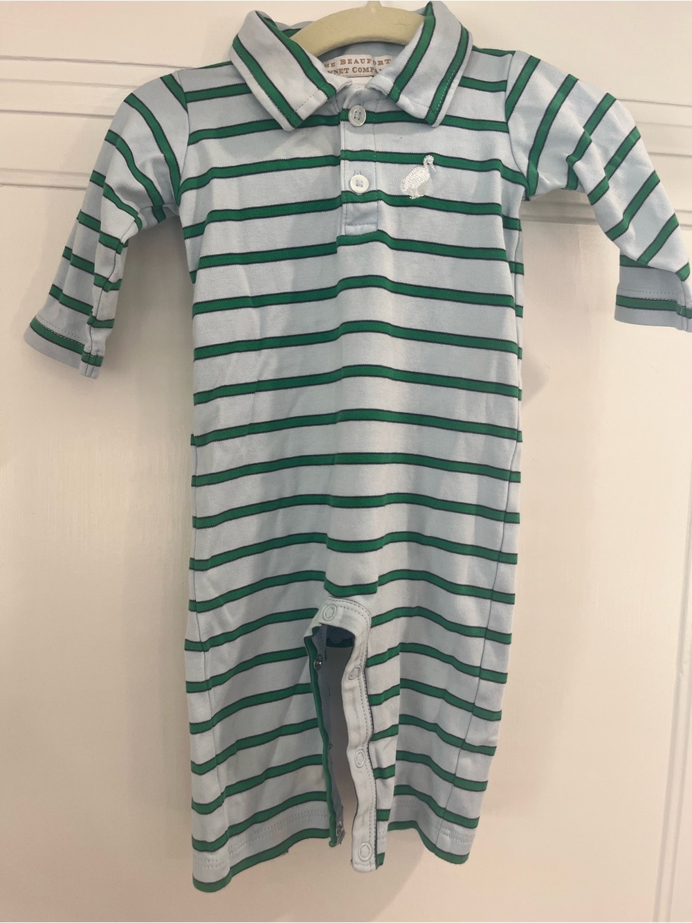EUC Beaufort Bonnet Company 0-3 month romper